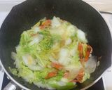 エビの頭と白菜の炒め作り方5写真