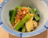 小松菜と油揚げの煮浸し⭐︎レンジで⭐︎4分作り方5写真