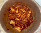 シャキシャキねぎのキムチ焼肉丼作り方2写真