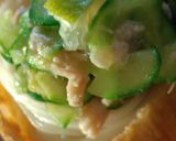 胡瓜とツナの三輪そうめんいなり。作り方3写真