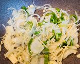 🦐エビ＆🥑アボカド入りミーゴレン風パスタ作り方2写真