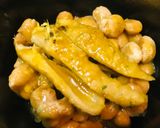 毎日の納豆●鶏皮のカレー粉炒めのせ作り方1写真