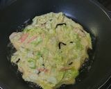 海老のシーフードお好み焼き作り方4写真