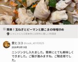 簡単!玉ねぎとピーマンと豚こまの味噌炒め作り方12写真
