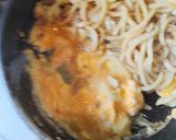 豚ひき肉とキャベツと卵の焼きうどん作り方8写真