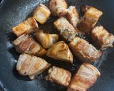 豚の角煮。大根も一緒に。作り方2写真