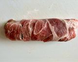 豚の薄切り肉と大葉でくるくるステーキ作り方5写真