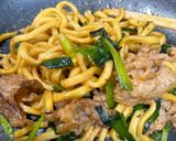 簡単☆インスタント麺使用のニラ豚〜！！作り方6写真