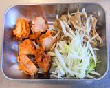 鶏の唐揚げみぞれスパゲッティ作り方2写真