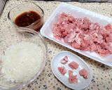 豚コマの照りマヨ作り方2写真