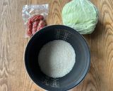 ソーセージ炊き込みご飯作り方1写真