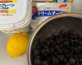 ブルーベリーレアチーズケーキ作り方1写真