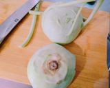 ＊コールラビ入り大根と豚バラの煮物＊作り方2写真