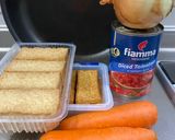 厚揚げのトマト煮(アラビアータ)作り方1写真