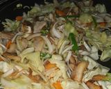 豚トロの野菜塩ダレ炒め作り方8写真