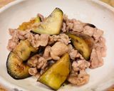 3歳と食べる＊茄子と豚こまの照り焼き作り方5写真