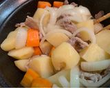 こんにゃくの肉じゃが🥔作り方5写真
