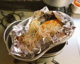 飯盒(はんごう)　たらこスパゲッティ作り方2写真