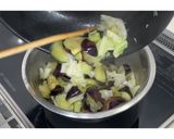 なすときゃべつの豚ぽん酢バター炒め★動画あり★作り方14写真