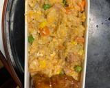 レンジ簡単クリーミービビンバ味炒飯弁当作り方15写真