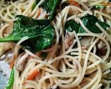 ༺脱平凡バター醤油パスタ🍝༻味変ひと手間作り方3写真
