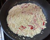水切り不要！飲みたくなるフワとろ豆腐カニ玉作り方4写真