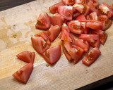 豚肉とトマトのデミグラス炒め作り方1写真