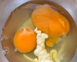 ひき肉と野菜のオムレツ😋作り方5写真