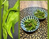 ささげの生姜醤油・胡麻和え♪作り方9写真