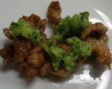 豚こま肉の緑酢がけ作り方5写真