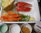 超簡単😉鮭のタラコチャンチャン焼き作り方1写真