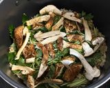 マツタケ・ポロウ　三つ葉の松茸ご飯作り方11写真