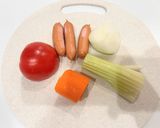 フレッシュトマトで作るミネストローネ作り方1写真