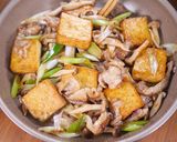 豚ともちもち厚揚げの☆秋のポン酢炒め🤩🍚作り方5写真