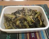 野沢菜の油炒め作り方4写真