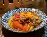 ふわ玉トマト豚こま中華炒め✨作り方10写真