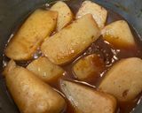 こんにゃくの赤味噌煮♪作り方3写真