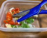 簡単ランチ!豆腐皮の豚しゃぶサラダボウル作り方5写真
