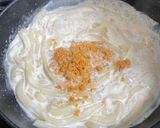 しゃけみそクリームうどん作り方3写真