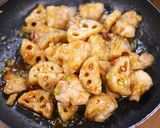 ぷりぷり鶏肉と蓮根の🤭油淋鶏ソース炒め🍚作り方8写真