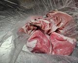 豚しゃぶ＆鶏ササミの彩り野菜コクピリ辛味噌ダレ作り方1写真
