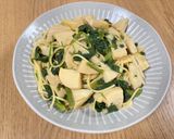 筍とほうれん草の和風パスタ作り方6写真