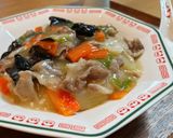 レンジで作る！簡単とろ～り中華丼作り方8写真