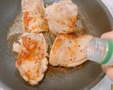 絶品✨鶏肉のガリバタレモンステーキ🍋作り方4写真