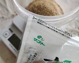 作り置きパン♪ごま米粉♪卵なしレンジパン作り方1写真