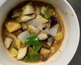 根菜茄子コク旨ウスター梅味温野菜サラダ作り方16写真