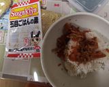 定番スガキヤ和風とんこつのアレンジとかやくご飯作り方4写真