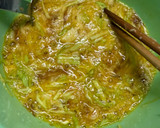 お好み焼き風蒸し焼き卵😻作り方3写真