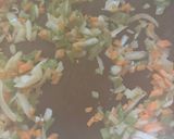 ひき肉と野菜のオムレツ😋作り方2写真