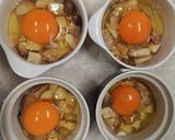きのことベーコンのフレンチココットエッグ作り方3写真